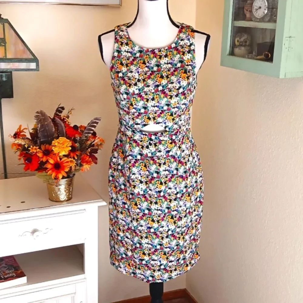 NWT I Heart Ronson Textured Sheath Dress